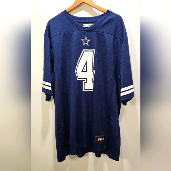 Dallas Cowboys NFLPA Classic Blue Dak Prescott #4 2XL Jersey - Picture 1 of 5